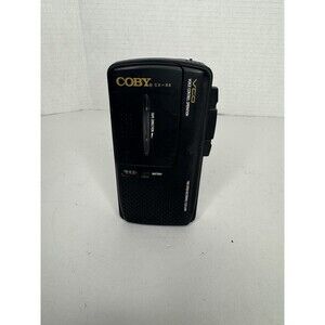 Coby CX-88 MicroCassette Corder Voice Recorder VOR Handheld Untested